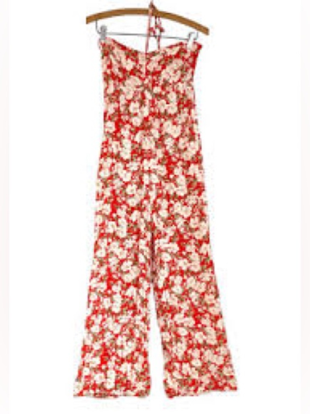 American Eagle Floral Wide Leg Jumpsuit Romper Size XL